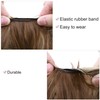 S-noilite Tousled Updo Messy Hair Bun Hairpiece Wavy Ponytail Bun