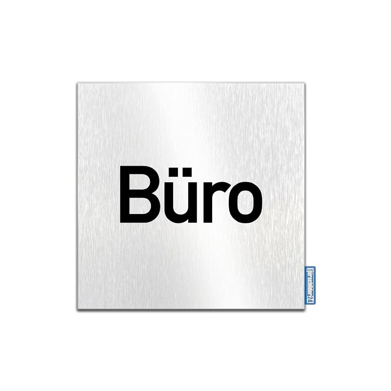 Türschilder24 Aluminium Dibond Door Sign 120 x 120 x 3