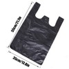 Disposable Garbage Bag Black (100pcs)Disposable Diaper Bags with Convenient Handle