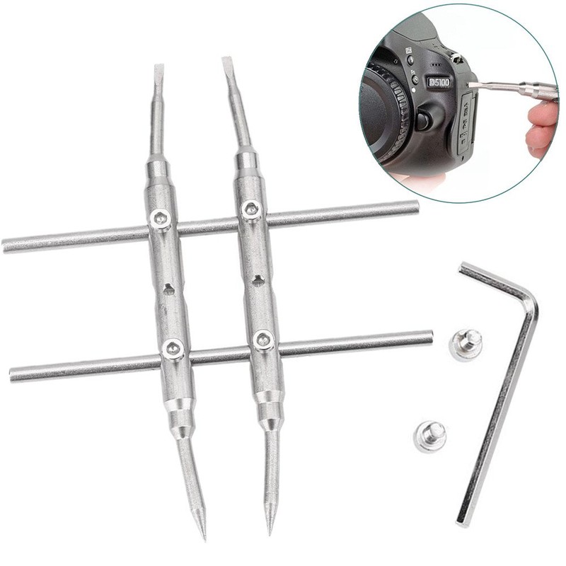 VBESTLIFE Camera Lens Repair 110mm Adjustable Maintenance Tool Kit Stainless