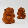 Clearstone Capybara Plush Keychain Chabimaru Tail, 7.3 inches (18.5 cm),