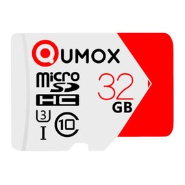 QUMOX 32GB microSDHC Memory Card – UHS-I U3 Class 10, Up to 80MB/s Read, 20MB/s Write – High Speed micro SD for Smartphones, Tablets, Action Cameras, Dashcams, Drones