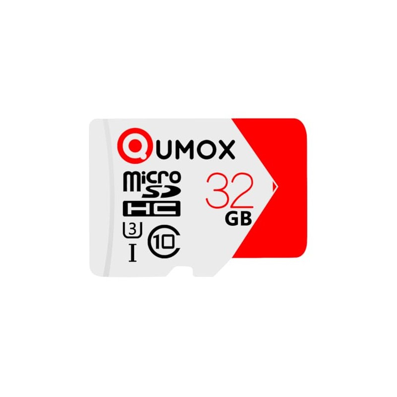 QUMOX 32GB microSDHC Memory Card – UHS-I U3 Class 10,