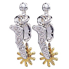 Montana Silversmiths Women's Sparkly Spur Earrings - ER930CZL_ One Size