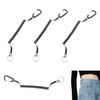 4 Pcs Retractable Spring lanyard,Safety Retractable Coiled Lanyards Straps,Heavy Duty