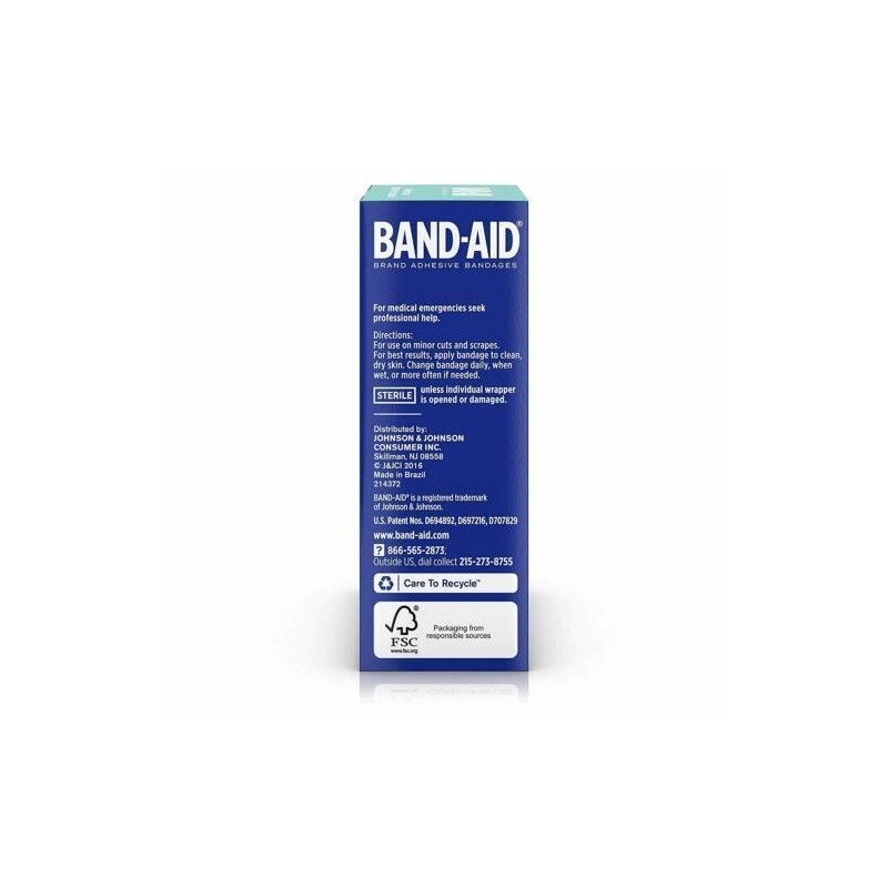 Band-Aid Band Aid Flexible Fabric Adhesive Bandages Comfortable Protection 30