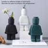 Little Robot Flower Vase Entryway Ornament Resin Flower Vase Decoration