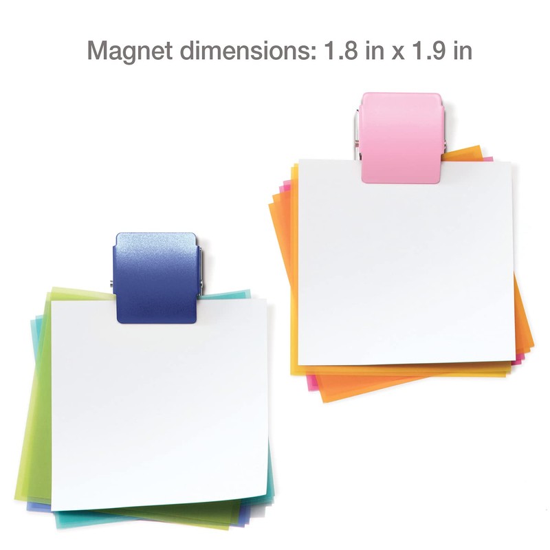 Plus Extra Strong Magnetic Clip Large White - 3 Pack