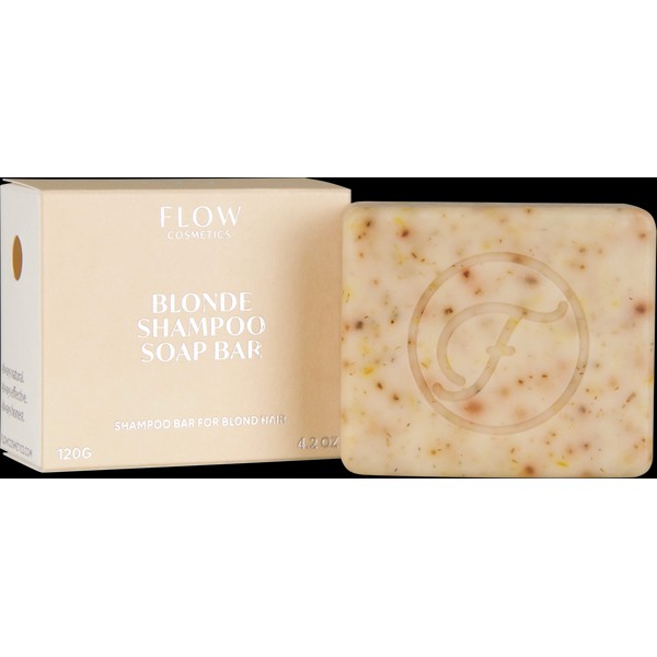 FLOW Blonde Shampoo Soap Bar, 120 g