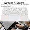 Cordless Keyboard with Touchpad,Mini Rechargeable PC Laptop Smart TV Box