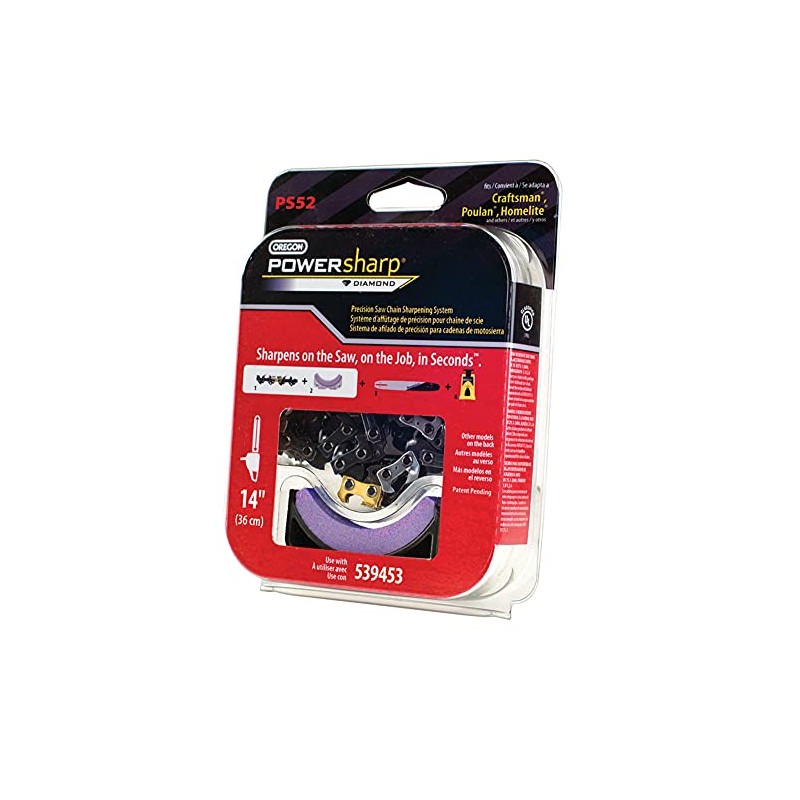 OREGON PowerSharp Chain with Grindstone, 14-Inch (52 Drive Links) PS52