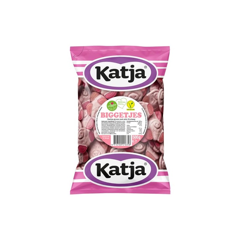 Katja Pink Pig Head Shaped Candy 17.6 oz