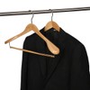 Quality Luxury Wooden Suit Hangers Wide Wood Hanger for Coats