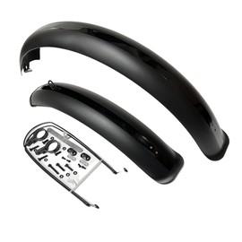 TCUDCKI Fat Bike Fender Front and Rear Fender Set for Fat Tire Bike Wings Full Coverage Set