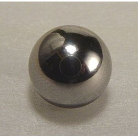 Steel ball diameter 0.7 inch (19 mm), 1 oz (27.99 g)