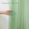 20x10 Green Tulle Backdrop Curtains for Parties, Sheer Backdrop Curtain