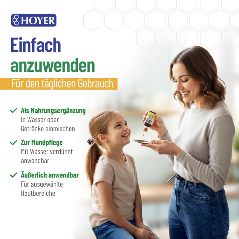 HOYER Propolis Drops Organic Certified 6 x 30 ml –