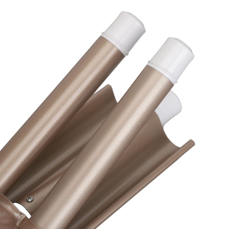 Wavy Curling Wand 3 Barrel Hair Crimper Dry and Wet