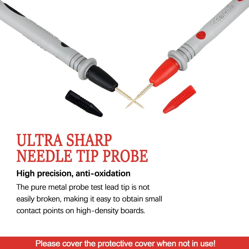 Right Angle Multimeter Leads (40.5"/103cm) for DC 69410 & Compatible