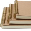 Veesun Small Notepad with Kraft Cover Blank Pages