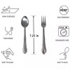 Kitchen Flatware Set 12 Pieces Stainless Steel Dinner Spoons Flatware