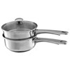 6 Cup Double Boiler Pot Set – 1.5 Quart Stainless-Steel