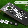 JolliLudo 11 Pcs Wedding Cornhole Set for Reception, Mr &