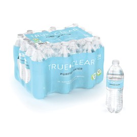 True Clear Tc54594 True Clear Purified Bottled Water, 16.9 Fl. Oz. Bottles, 24/Carton (Tc54594)