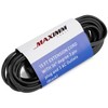 Maximm Cable 25 Feet Flat Plug Extension Cord/Wire, Multi Outlet
