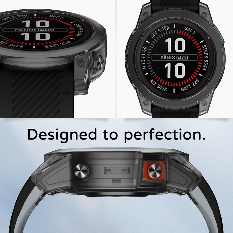 MYSNBKN Protector Case Compatible with Garmin Fenix 7 Pro/Fenix 7/Epix