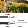 Thick Dual Padded Handle Traffic Dog Leashes Short Outside with