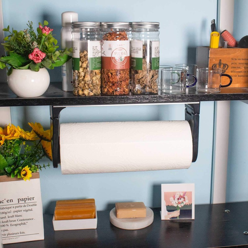 simpletome ONE Hand Tear Paper Towel Holder Under Cabinet Adhesive