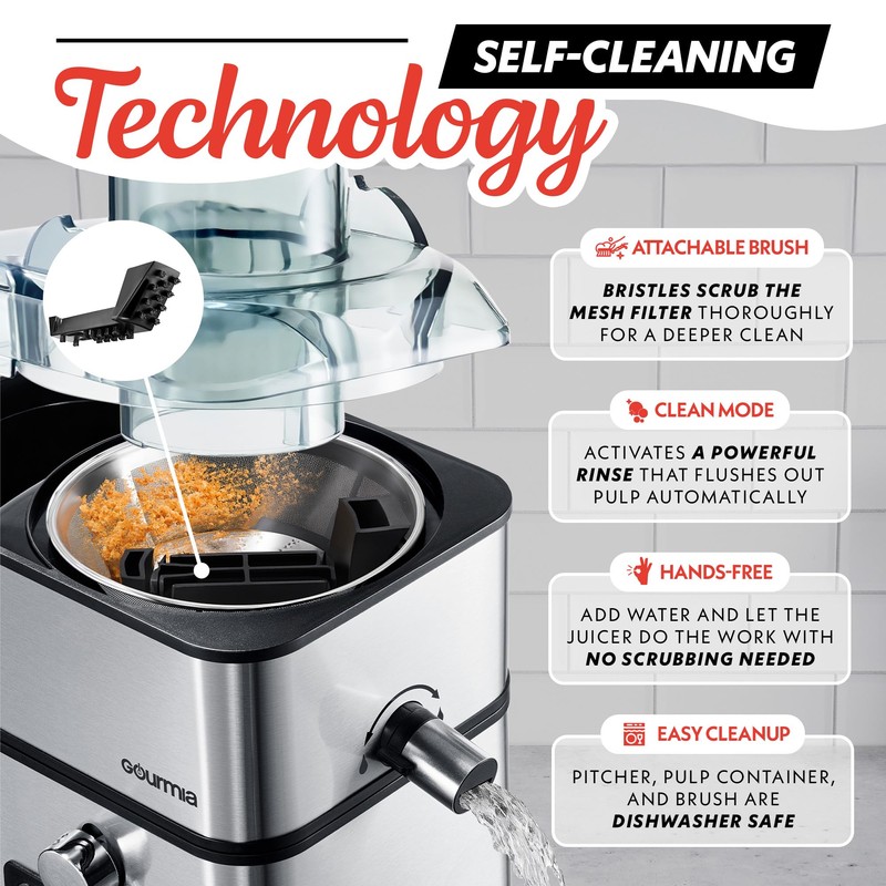 Gourmia 6 Speed Digital Juice Extractor - 6 Speeds with