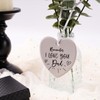 Rislobx Remember I Love You Dad Ceramic Heart Keepsake, Sympathy