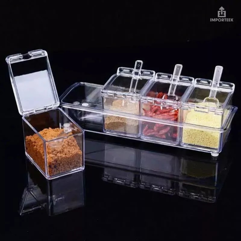 Importeek 5pz Especiero Organizador Almacenamiento Condimentos Multius