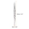 HARFINGTON 2pcs Precision Tweezers 140mm Straight Pointed Hollow Anti-Slip Stainless