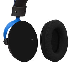 kwmobile 2 x Ear Pads Compatible with Kingston HyperX Cloud Alpha S Headphones - Replacement Ear Pads for Overear Headphones