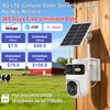 SLAKOZYT 4G LTE Cellular Security Camera Dual Lens Outdoor,No WiFi