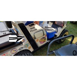 J & O Carts Parts Yamaha G2/G9 Golf Cart Powder Coated Aluminum Diamond Plate SIDE PILLAR COVERS