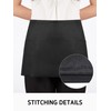 Syntus 3 Pack Server Aprons with 3 Pockets, Waterdrop Resistant