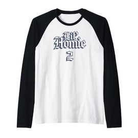 LIL HOMIE 2 Funny Twin Matching Outfits Identical Twin Raglan Baseball Tee
