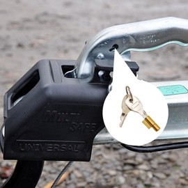 INNAL 2 Stück Schlüssellochsperrer Steckschloss mit 4 Schlüsseln,Anhängerkupplung Kupplungsschloss,Schloss mit Schlüssel,Anhängerschlösser Kompatibel mit Earth Daxara Maypole Anhänger