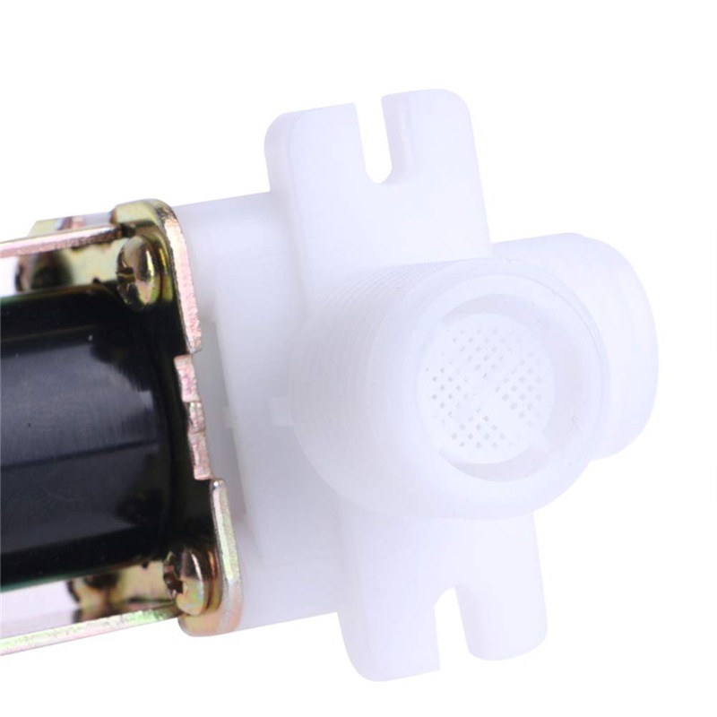 Beduan Plastic Water Solenoid Valve Normally Closed, DC 12V 1/2"