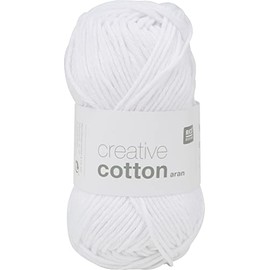 50 g Creative Cotton Aran cotton crochet, 85 m run length, ball