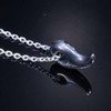 Ryuzu 950 Silver Men’s Three Sacred Treasures Pendant, Yashakui Magatama