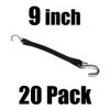 The ROP Shop (20) 9" Black Rubber TARP Straps Flatbed