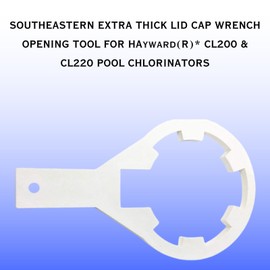 Southeastern Extra Thick Lid Cap Wrench Opening Tool for CL200 & CL220 Pool Chlorinators