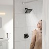 Replacement for Moen Genta LX Matte Black High-Pressure Balancing Modern