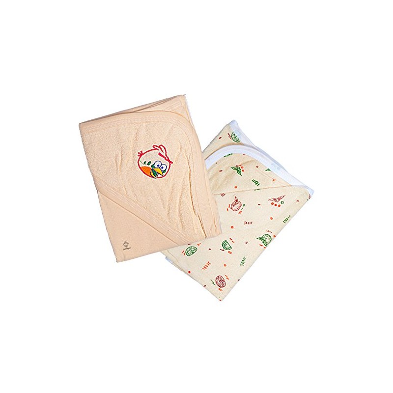 Sathiyas Akash 100% Cotton Baby Towels - Pack of 2