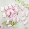 Short Press on Nails Square Fake Nails Light Pink Full